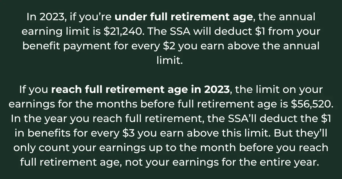 How much can I earn in retirement and still receive my Social Security benefits?