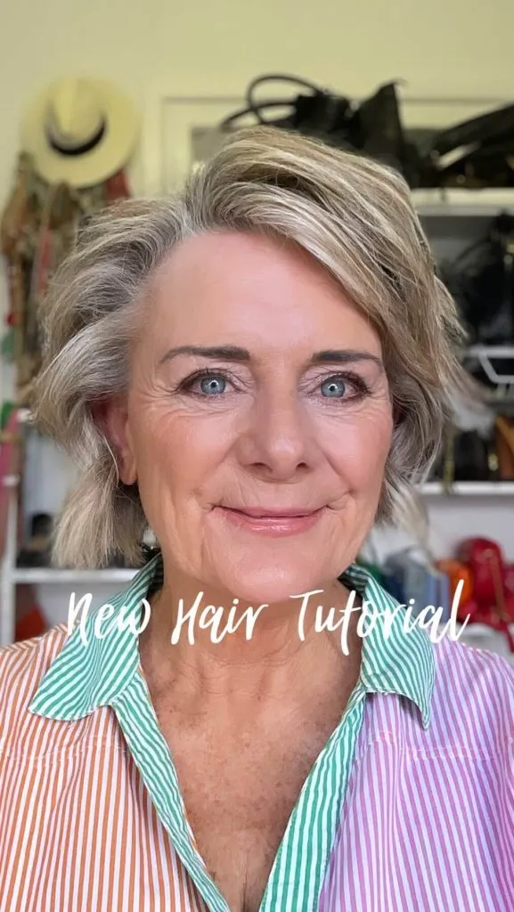Maz posts Instagram videos on fashion, new hair tutorials and so much more for women over 60 to relate to
